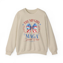 Load image into Gallery viewer, Trump MAGA 2024 Election Printed Sweatshirt - Political Graphic Unisex Crewneck Jumper, Conservative Apparel, Patriotic Clothing, USA