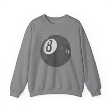 Load image into Gallery viewer, Trending Eight Ball Sweatshirt, Eight Ball Jumper, Billiards Sweatshirt, Eight Ball Pullover, Eight Ball Long Sleeve, Billiards Jumper