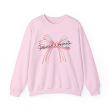 Load image into Gallery viewer, Sabrina Carpenter Trending Bow Sweatshirt, Unisex Sweatshirt, Crewneck Jumper, Oversized Pullover, Cozy Sweater, Gift for Music Fans