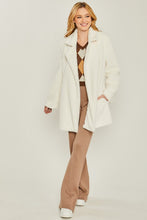 Load image into Gallery viewer, Woven Solid Teddy Collar Coat