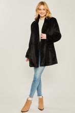 Load image into Gallery viewer, Woven Solid Teddy Collar Coat