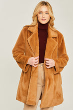 Load image into Gallery viewer, Woven Solid Teddy Collar Coat