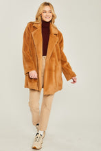 Load image into Gallery viewer, Woven Solid Teddy Collar Coat