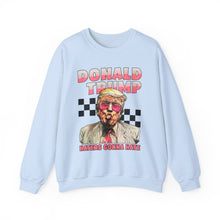 Load image into Gallery viewer, Trump MAGA 2024 Election Printed Sweatshirt - Political Graphic Unisex Crewneck Jumper, Conservative Apparel, Patriotic Clothing, USA