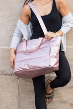 Load image into Gallery viewer, Metallic Puffer Tote