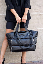 Load image into Gallery viewer, Metallic Puffer Tote