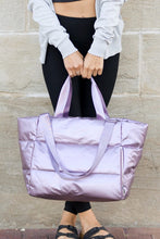 Load image into Gallery viewer, Metallic Puffer Tote