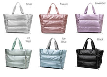 Load image into Gallery viewer, Metallic Puffer Tote