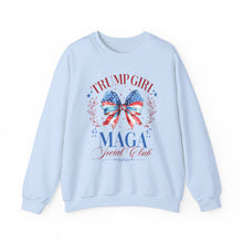 Load image into Gallery viewer, Trump MAGA 2024 Election Printed Sweatshirt - Political Graphic Unisex Crewneck Jumper, Conservative Apparel, Patriotic Clothing, USA