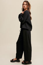 Load image into Gallery viewer, V-neck Sweatshirt and Pants Set
