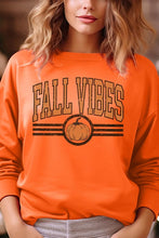 Load image into Gallery viewer, Fall Vibes Graphic Fleece Sweatshirts