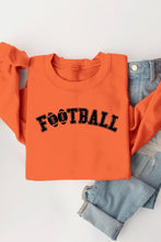 Load image into Gallery viewer, Football Graphic Fleece Sweatshirts