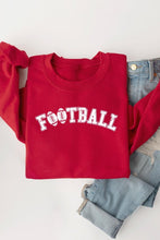 Load image into Gallery viewer, Football Graphic Fleece Sweatshirts