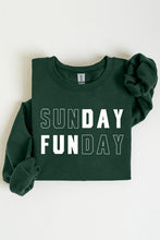 Load image into Gallery viewer, Sunday Funday Graphic Fleece Sweatshirts