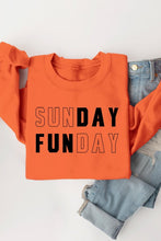 Load image into Gallery viewer, Sunday Funday Graphic Fleece Sweatshirts