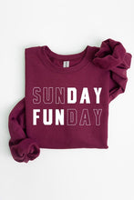 Load image into Gallery viewer, Sunday Funday Graphic Fleece Sweatshirts