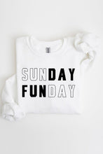 Load image into Gallery viewer, Sunday Funday Graphic Fleece Sweatshirts
