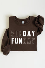 Load image into Gallery viewer, Sunday Funday Graphic Fleece Sweatshirts