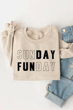 Load image into Gallery viewer, Sunday Funday Graphic Fleece Sweatshirts