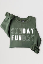 Load image into Gallery viewer, Sunday Funday Graphic Fleece Sweatshirts