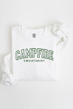 Load image into Gallery viewer, Campfire Sweatshirt Graphic Fleece Sweatshirts