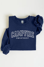 Load image into Gallery viewer, Campfire Sweatshirt Graphic Fleece Sweatshirts