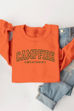 Load image into Gallery viewer, Campfire Sweatshirt Graphic Fleece Sweatshirts