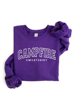 Load image into Gallery viewer, Campfire Sweatshirt Graphic Fleece Sweatshirts