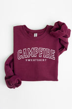 Load image into Gallery viewer, Campfire Sweatshirt Graphic Fleece Sweatshirts