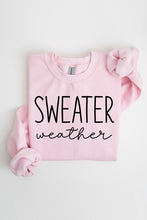 Load image into Gallery viewer, Sweater Weather Graphic Fleece Sweatshirts