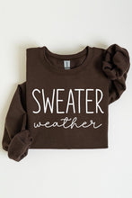 Load image into Gallery viewer, Sweater Weather Graphic Fleece Sweatshirts
