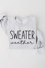 Load image into Gallery viewer, Sweater Weather Graphic Fleece Sweatshirts