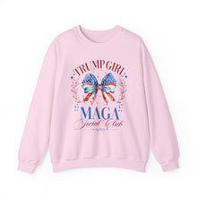 Load image into Gallery viewer, Trump MAGA 2024 Election Printed Sweatshirt - Political Graphic Unisex Crewneck Jumper, Conservative Apparel, Patriotic Clothing, USA