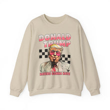 Load image into Gallery viewer, Trump MAGA 2024 Election Printed Sweatshirt - Political Graphic Unisex Crewneck Jumper, Conservative Apparel, Patriotic Clothing, USA