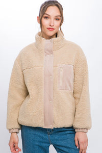 Sherpa Puffer Jacket