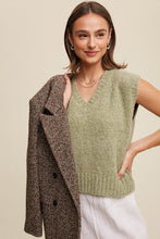 Load image into Gallery viewer, Soft Touch Cropped Knit Vest