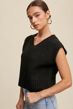 Load image into Gallery viewer, Soft Touch Cropped Knit Vest