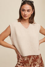 Load image into Gallery viewer, Soft Touch Cropped Knit Vest