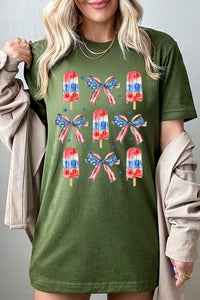 America Popsicle Graphic T Shirts