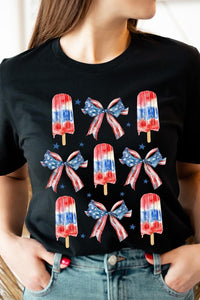 America Popsicle Graphic T Shirts