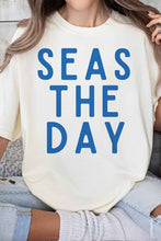 Load image into Gallery viewer, SEAS THE DAY GRAPHIC TEE