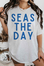 Load image into Gallery viewer, SEAS THE DAY GRAPHIC TEE