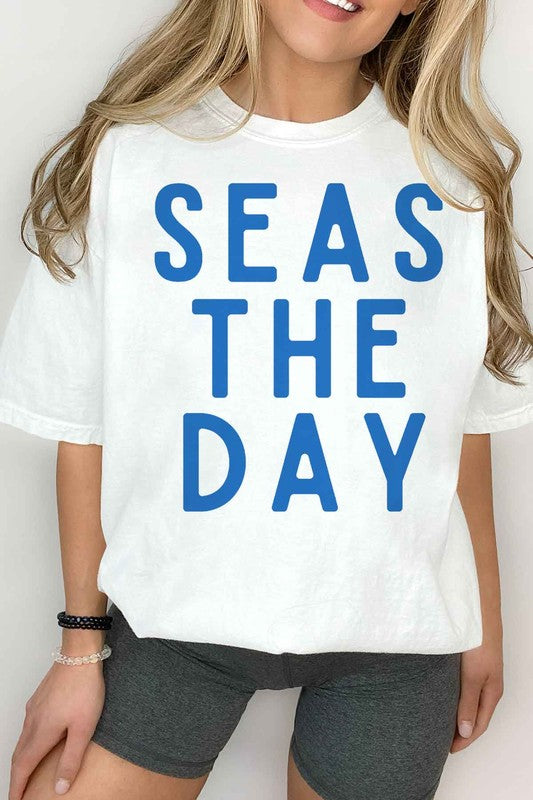 SEAS THE DAY GRAPHIC TEE