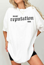 Load image into Gallery viewer, IN MY REPUTATION ERA OVERSIZED GRAPHIC TEE