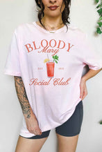 Load image into Gallery viewer, BLOODY MARY SOCIAL CLUB OVERSIZED GRAPHIC TEE