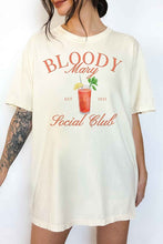 Load image into Gallery viewer, BLOODY MARY SOCIAL CLUB OVERSIZED GRAPHIC TEE