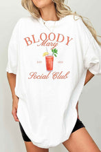 Load image into Gallery viewer, BLOODY MARY SOCIAL CLUB OVERSIZED GRAPHIC TEE