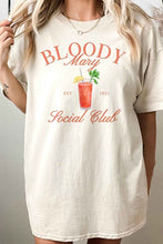 Load image into Gallery viewer, BLOODY MARY SOCIAL CLUB OVERSIZED GRAPHIC TEE