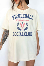 Load image into Gallery viewer, Pickleball And Prosecco Oversized Graphic Tee