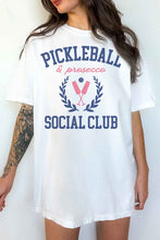 Load image into Gallery viewer, Pickleball And Prosecco Oversized Graphic Tee